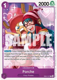 One Piece-Karte Porche EB04-037