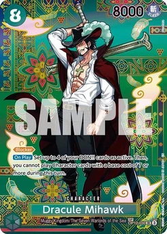 One Piece-Karte Dracule Mihawk - OP12-030 (SP) OP12-030