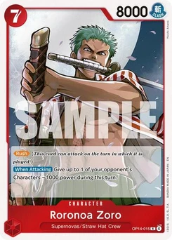 One Piece-Karte Roronoa Zoro - OP14-015 OP14-015