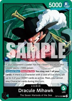 One Piece-Karte Dracule Mihawk - OP14-020 OP14-020