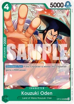 One Piece-Karte Kouzuki Oden OP14-026