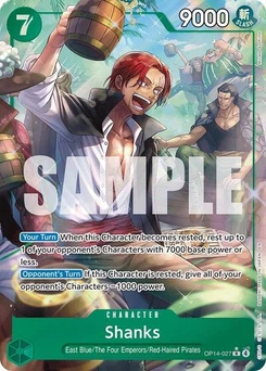 One Piece-Karte Shanks (Alternate Art) OP14-027v2