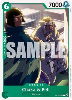 One Piece-Karte Chaka & Pell - OP14-030 OP14-030