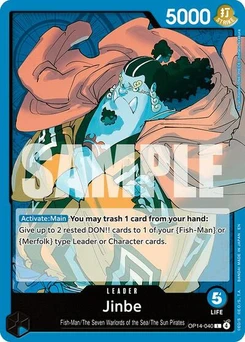 One Piece-Karte Jinbe - OP14-040 OP14-040