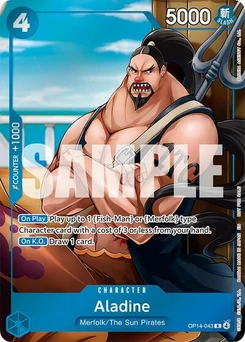 One Piece-Karte Aladine (Dash Pack) OP14-043v2