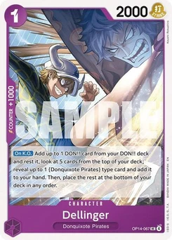 One Piece-Karte Dellinger OP14-067