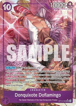 One Piece-Karte Donquixote Doflamingo - OP14-069 (Alternate Art) OP14-069v2