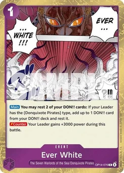 One Piece-Karte Ever White OP14-076