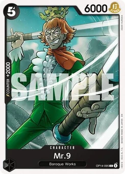 One Piece-Karte Mr.9 OP14-095