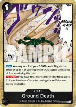 One Piece-Karte Ground Death OP14-096
