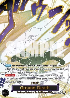 One Piece-Karte Ground Death (Alternate Art) OP14-096v2