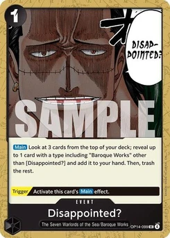 One Piece-Karte Disappointed? OP14-099