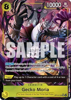 One Piece-Karte Gecko Moria - OP14-104 (Alternate Art) OP14-104v2