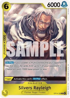 One Piece-Karte Silvers Rayleigh OP14-108