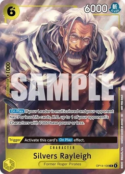 One Piece-Karte Silvers Rayleigh (Dash Pack) OP14-108v2