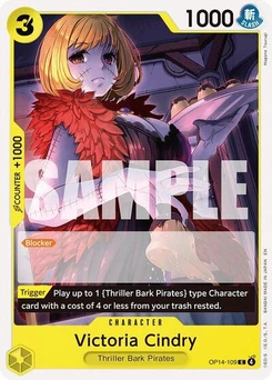 One Piece-Karte Victoria Cindry OP14-109