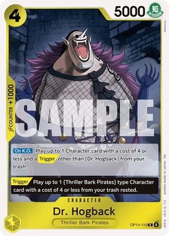 One Piece-Karte Dr. Hogback OP14-110