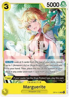 One Piece-Karte Marguerite OP14-113