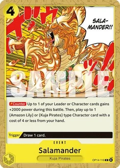 One Piece-Karte Salamander OP14-116