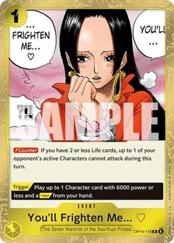 One Piece-Karte You'll Frighten Me... OP14-118