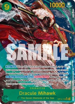 One Piece-Karte Dracule Mihawk - OP14-119 (Alternate Art) OP14-119v3