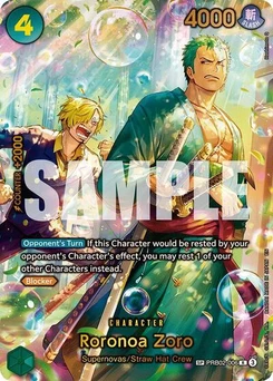 One Piece-Karte Roronoa Zoro - PRB02-006 (SP) PRB02-006