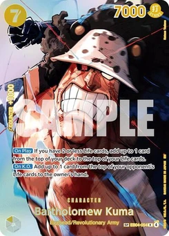 One Piece-Karte Bartholomew Kuma (SP) EB04-054