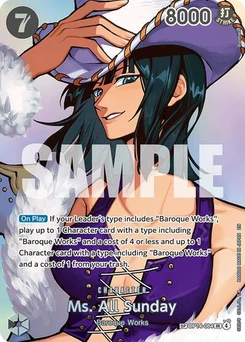 One Piece-Karte Ms. All Sunday (SP) OP14-084