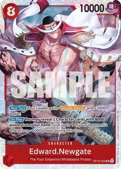One Piece-Karte Edward.Newgate OP16-003