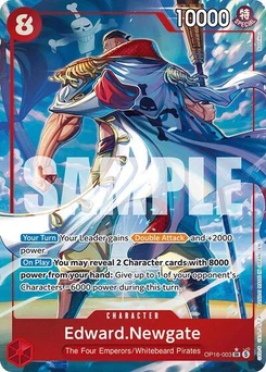 One Piece-Karte Edward.Newgate (Alternate Art) OP16-003v2
