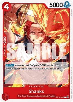 One Piece-Karte Shanks OP16-006