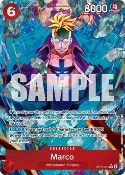 One Piece-Karte Marco (Alternate Art) OP16-014