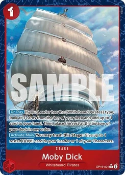 One Piece-Karte Moby Dick (Alternate Art) OP16-021v2