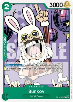 One Piece-Karte Bunkov OP16-025