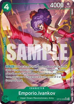 One Piece-Karte Emporio.Ivankov (026) (Alternate Art) OP16-026v2