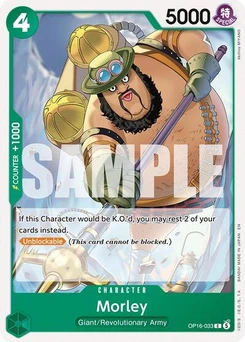 One Piece-Karte Morley OP16-033