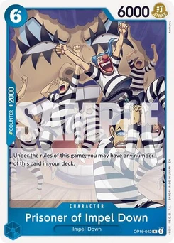 One Piece-Karte Prisoner of Impel Down OP16-042