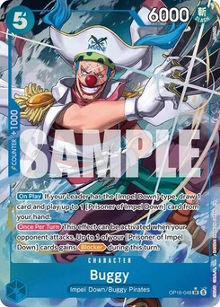 One Piece-Karte Buggy (048) (Alternate Art) OP16-048v2