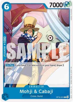 One Piece-Karte Mohji & Cabaji OP16-051