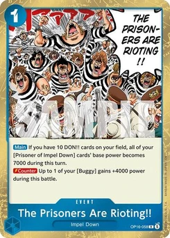One Piece-Karte The Prisoners Are Rioting!! OP16-058