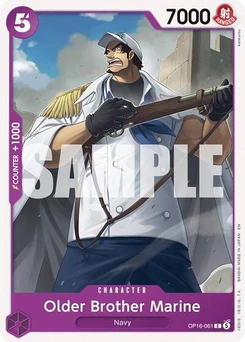 One Piece-Karte Older Brother Marine OP16-061