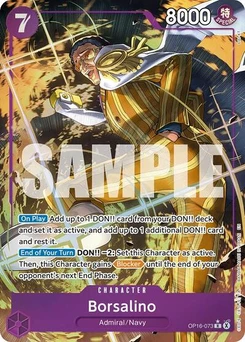 One Piece-Karte Borsalino (Alternate Art) OP16-073v2