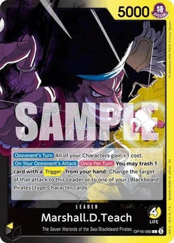 One Piece-Karte Marshall.D.Teach (080) OP16-080
