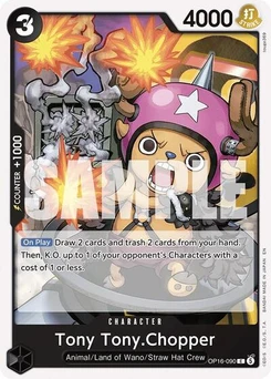 One Piece-Karte Tony Tony.Chopper OP16-090