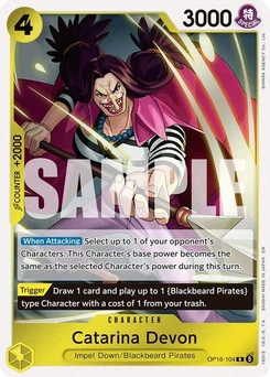 One Piece-Karte Catarina Devon OP16-104