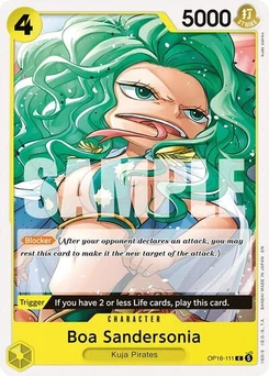 One Piece-Karte Boa Sandersonia OP16-111