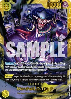 One Piece-Karte Marshall.D.Teach (119) OP16-119