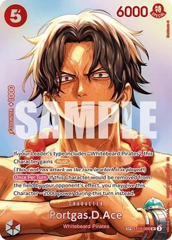 One Piece-Karte Portgas.D.Ace (SP) ST15-005