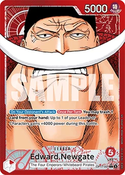 One Piece-Karte Edward.Newgate (OP17-001) (V.2) 001/045