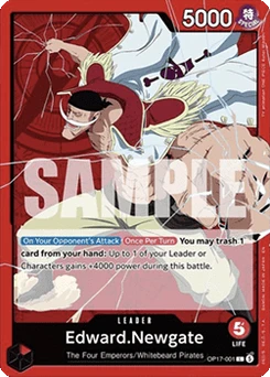 One Piece-Karte Edward.Newgate (OP17-001) (V.1) 002/045
